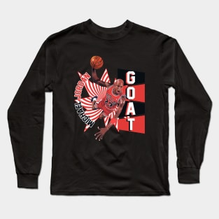 MJ Goat Basketball Legend Team! Long Sleeve T-Shirt